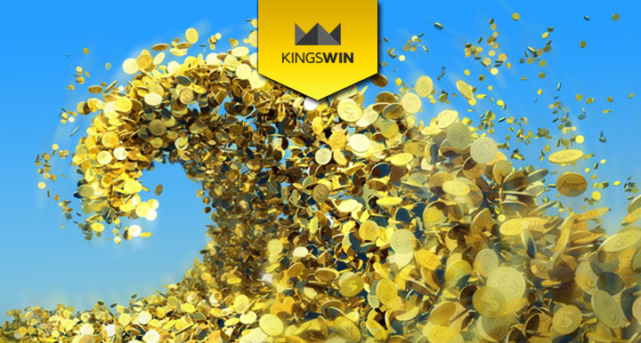 Kingswin Kasiino suurim jackpot on üle 10 miljoni euro. Anname sulle 5 eurot tasuta jackpoti jahtimiseks.