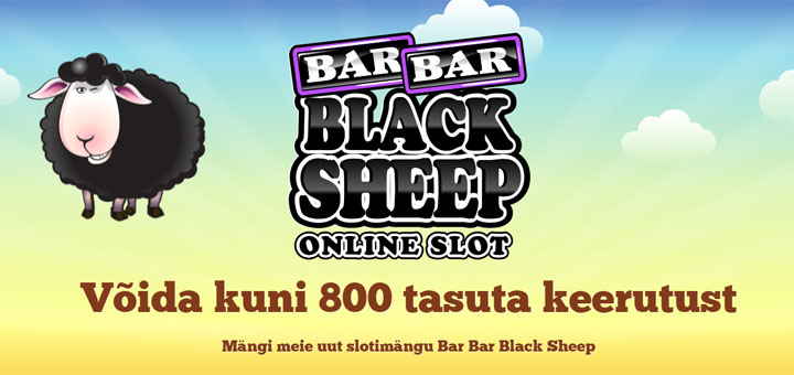 Võida Black Sheep mänguautomaadil 800 tasuta keerutust