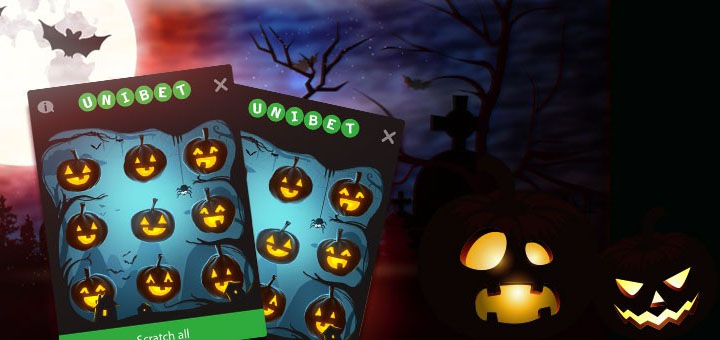 Unibet Bingo Halloween kraapekaart