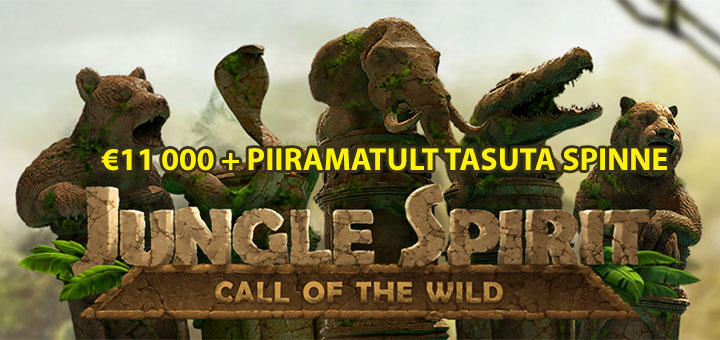 Paf Jungle Spirit turniirid ja tasuta spinnid