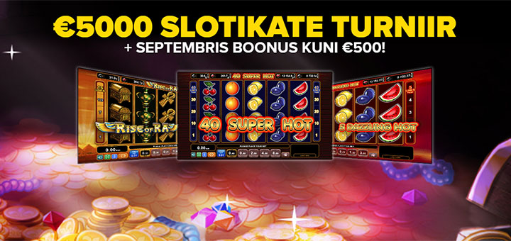 Optibet kasiinos uued EGT mängud, slotiturniir ja boonus kuni €500