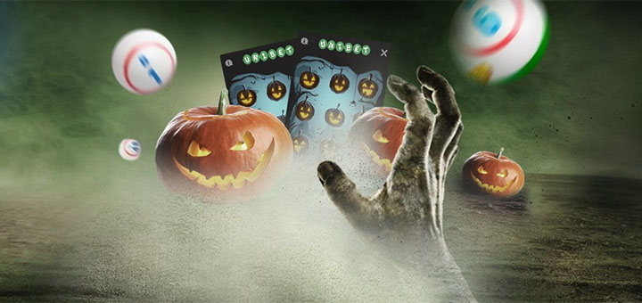 Unibet Bingo Halloweeni kraapekaardid - pärisraha, tasuta bingopiletid ja tasuta spinnid
