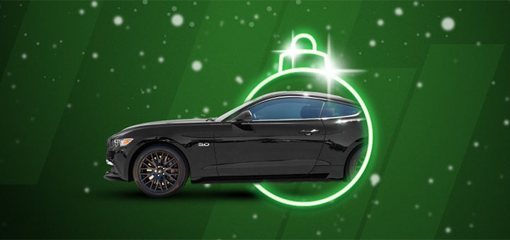Unibet kasiinos loositakse välja sportauto Ford Mustang