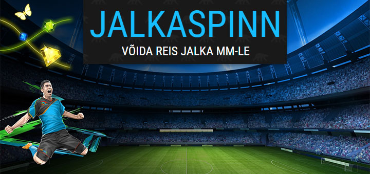 Coolbet Jalkaspinn - võida reis Jalgpalli MM 2018 mängule või tasuta spinnid