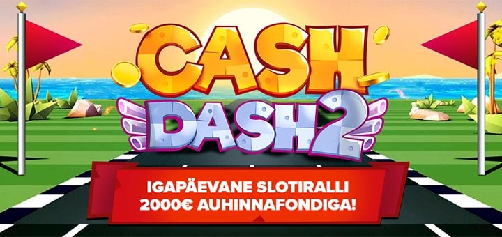 CashDash slotirallid Optibet kasiinos