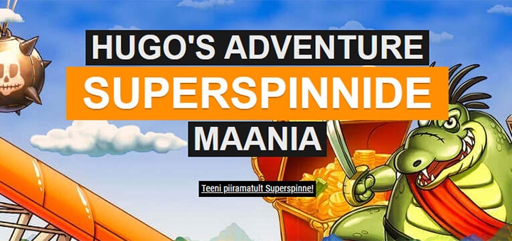 Hugo's Adventure Superspinnid Coolbet kasiinos