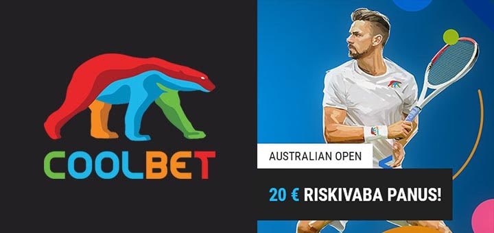 Coolbet Australian Open 2020 riskivabad panused