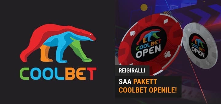 Coolbet Open reigiralli - teeni omale tasuta live pakett