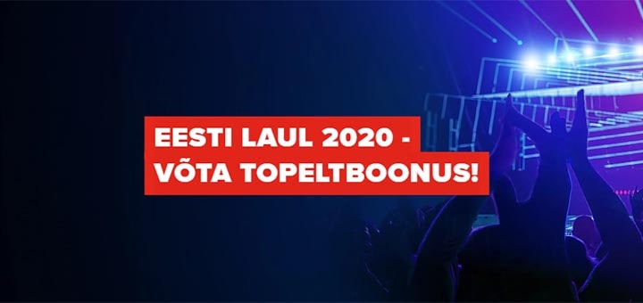 Eesti Laul 2020 topeltboonus Optibet'is