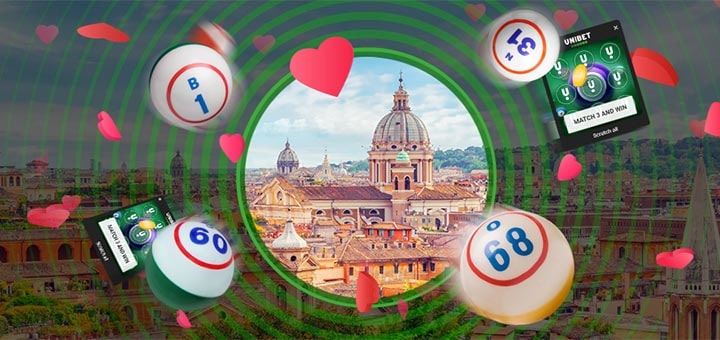 Võida Unibet bingo kraapekaartidega sõbrapäevareis Rooma