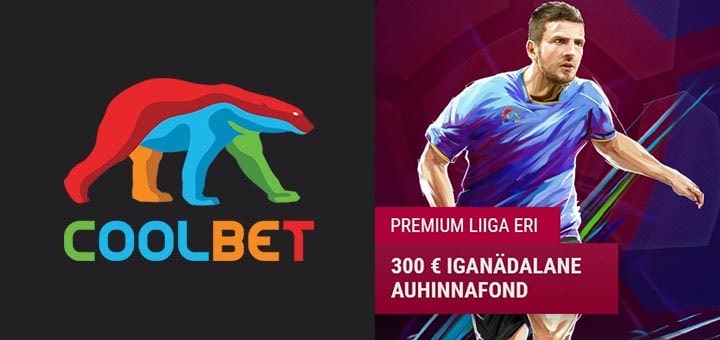 Eesti Premium Liiga jalgpalli tasuta ennustusmäng Coolbet'is