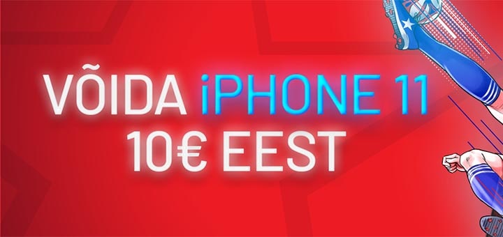 Võida iPhone 11 vaid €10 sissemakse eest