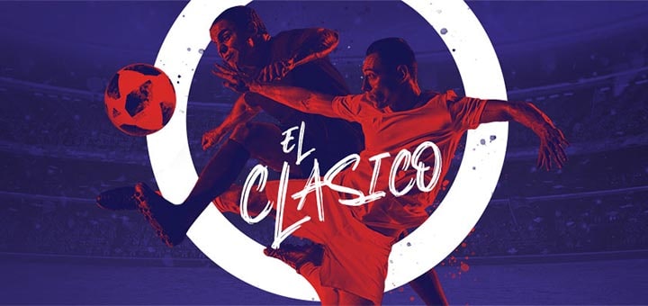 El Clasico (FC Barcelona vs Real Madrid) live riskivaba panus