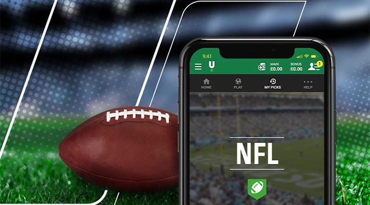 NFL 2021 (Ameerika Jalgpalli) tasuta ennustusmäng Unibet'is