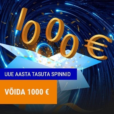 Võida uue aasta tasuta spinnidega €1000 sularaha