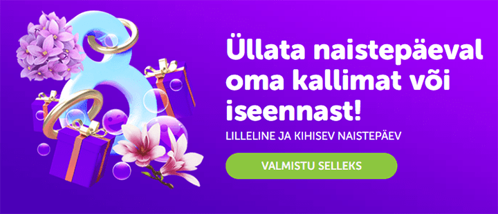 Mängi SuperCasino Eesti lehel ja võida naistepäeva kingitus