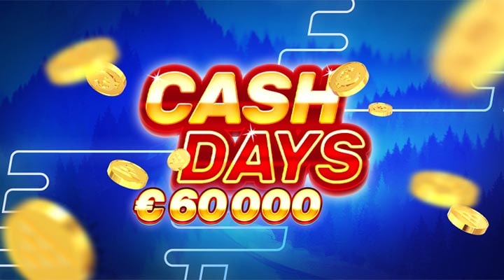 Boost Casino CashDays slotiturniir - auhinnafondis 60 000 eurot