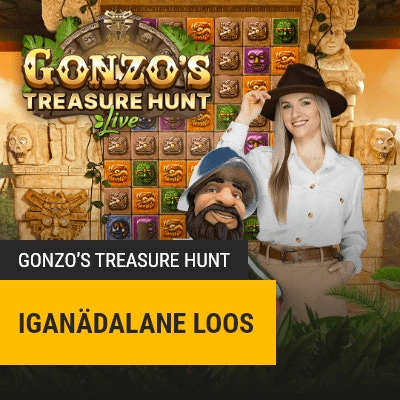 Osale Gonzo's Treasure Hunt rahaloosis