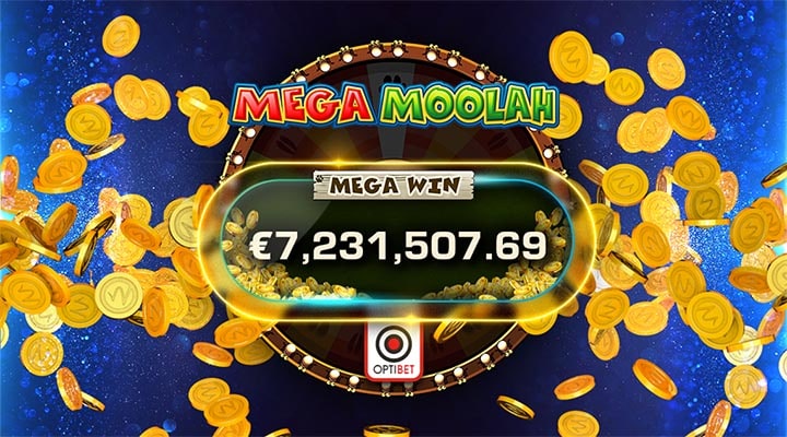 Optibet Eesti mängija võitis Mega Moolah jackpoti summas 7,2 miljonit eurot