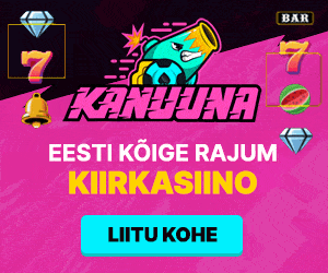 Kanuuna - kõige rajum online kasiino Eestis