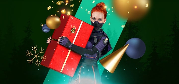 Ninja Casino jõulu giveaway 2021 - jagamisel €100 000 pärisraha