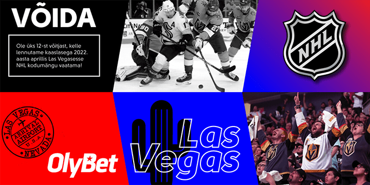Võida OlyBet'is reis Las Vegasesse NHL kodumängu vaatama