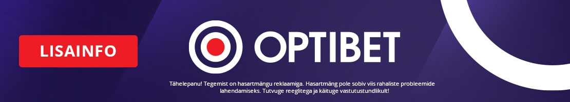 Optibet kasiino - võta kuni €1000 eest boonuseid