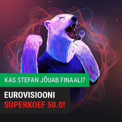 Panusta Stefani Eurovisioon 2022 finaali jõudmisele superkoefitsiendiga