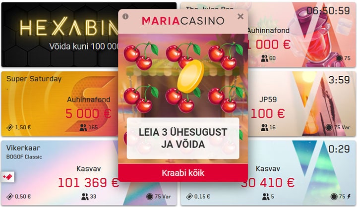 Tasuta Blender Blitz kraapekaart Maria Casino klientidele