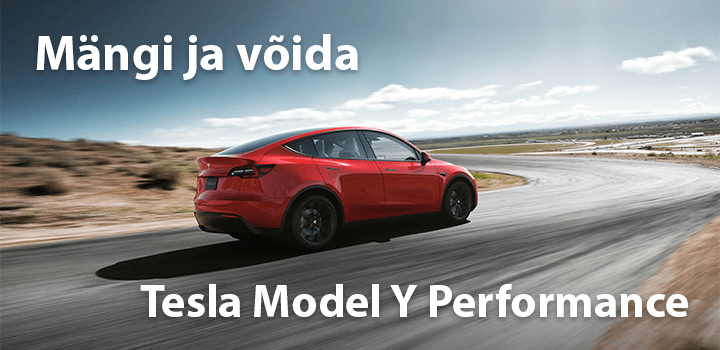 Mängi Unibetis ja võida Tesla Model Y Performance