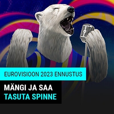 Osale Eurovisioon 2023 viktoriinis ja võida tasuta spinne