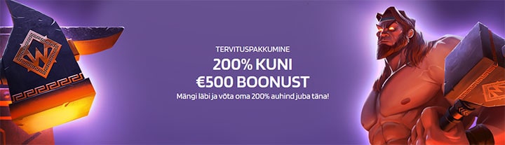Võta LyraCasino lehel kuni €500 käibeboonus