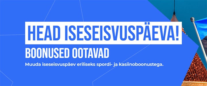 Aktiveeri Eesti Vabariigi aastapäeva eripakkumised OlyBetis