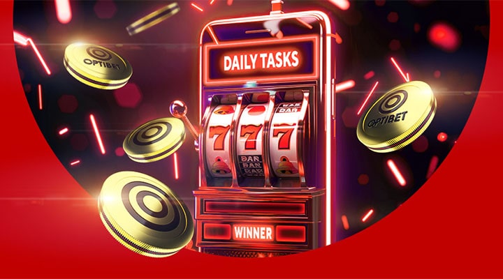 Täida Optibet kasiinos igapäevaseid ülesandeid ja saad WinSpinne ning rahalisi auhindu