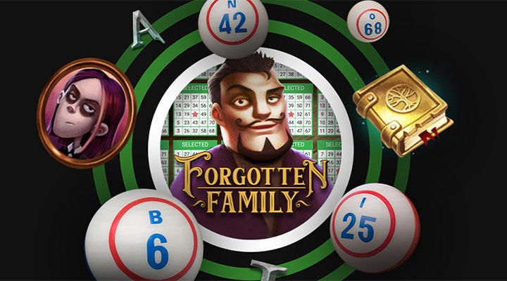 Unibet bingo minimängu Forgotten Family tasuta spinnid & kraapekaardid igal reedel